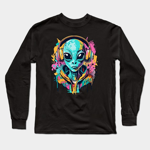 alien Long Sleeve T-Shirt by BOLTMIDO 